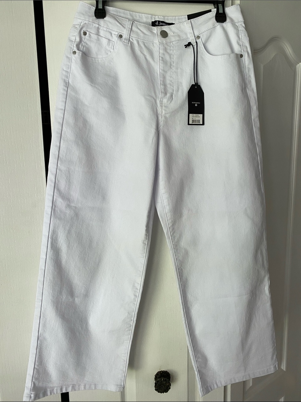 d. jeans High Rise Wide Leg Ankle Jeans